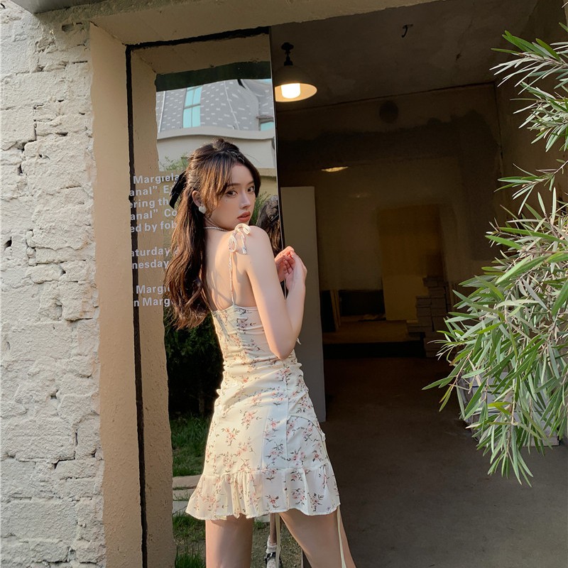 Đầm dáng ôm hoa nhí nữ Emilyshop