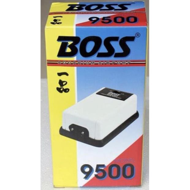 Máy sục sủi khí Oxy 2 Vòi BOSS 9500 Dùng siêu êm (Hàng Công Ty)