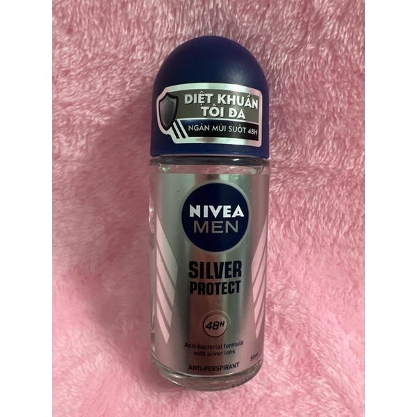 Lăn khử mùi NIVEA phân tử bạc Silver Protect 50ml