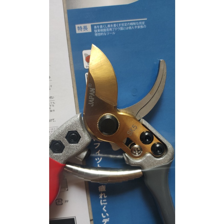 Kéo cắt cành Nhật Japan lưỡi thép SK-5 siêu bền