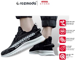 Giày lười nam đế êm nhẹ giày lười vải nam trắng Rozmoda GI11