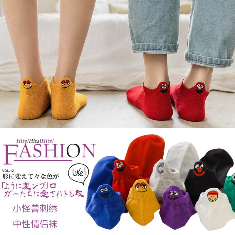 Vớ Cotton In Hình Sesame Street Ngộ Nghĩnh Cho Nữ