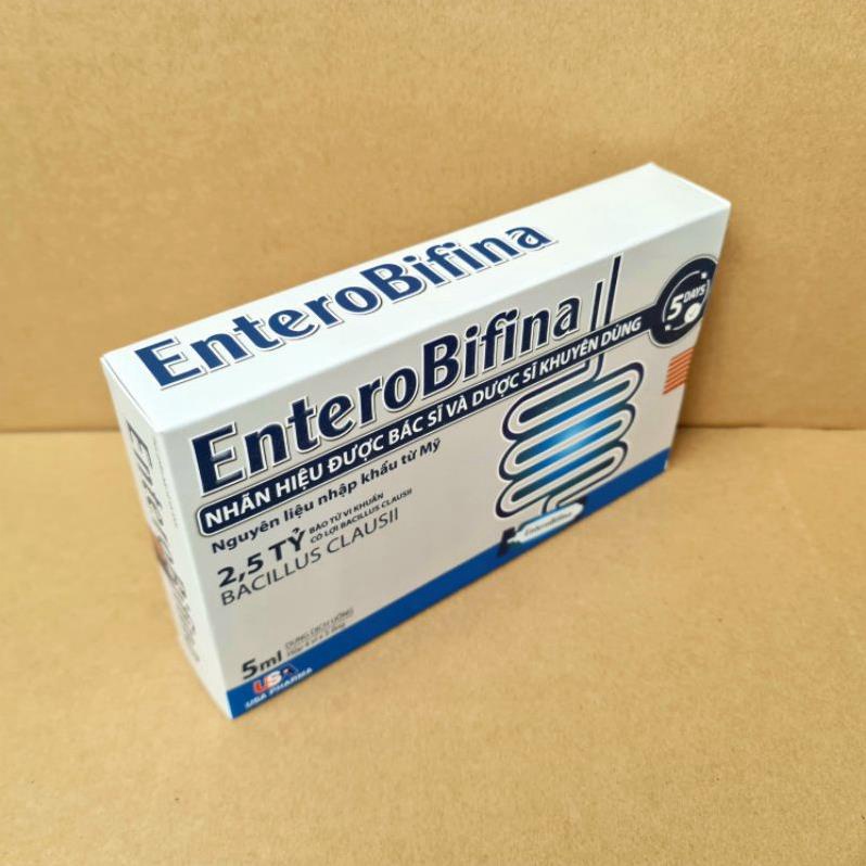 Men vi sinh EnteroBifina dạng nước giúp cân bằng hệ vi sinh đường ruột - Hộp 20 ống