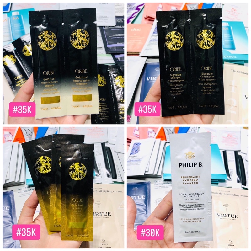 Mẫu chăm tóc tóc &amp; cơ thể Haircare &amp; Bodycare Samp