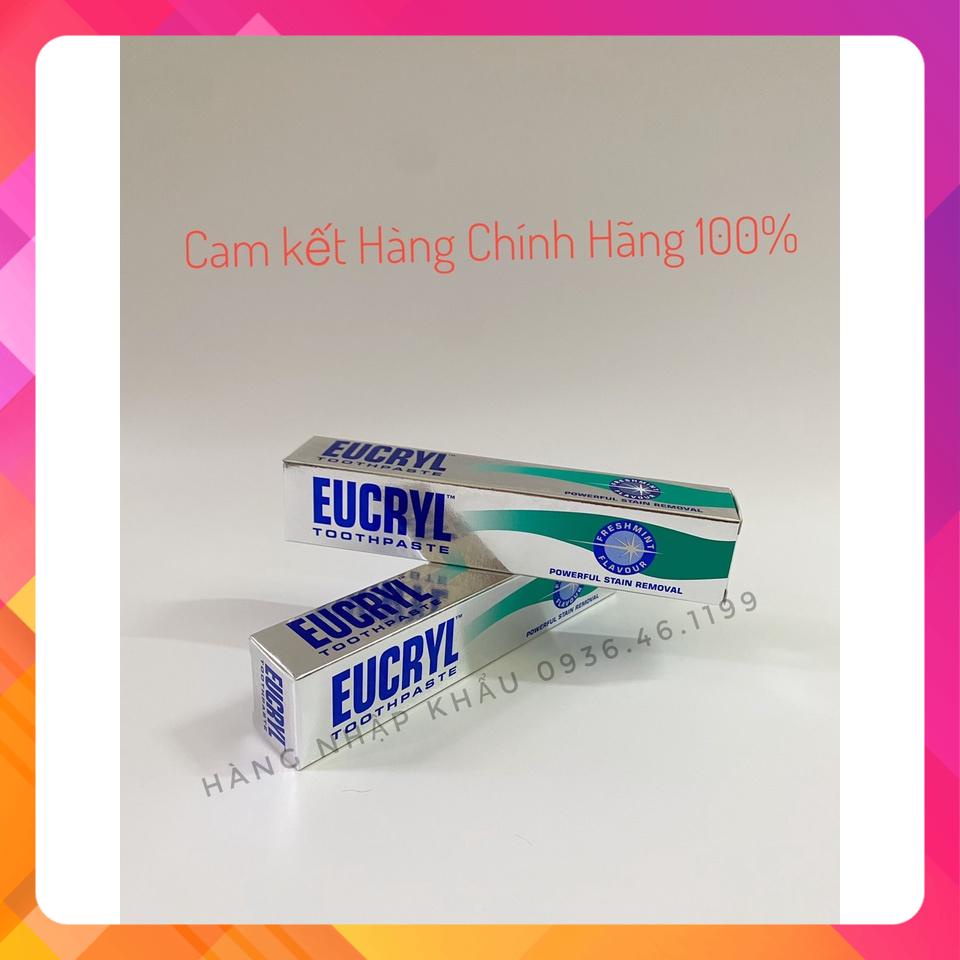 Kem đánh răng tẩy trắng răng Eucryl Toothpaste 50ml