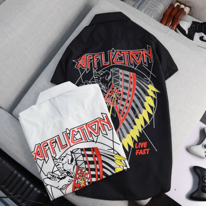 Áo Sơ Mi Nam Ngắn Tay Lịch Lãm In Họa Tiết Thổ Dân Chất Kate Mịn Mát Mặc Đẹp Soái Ca [NEW UNISEX]