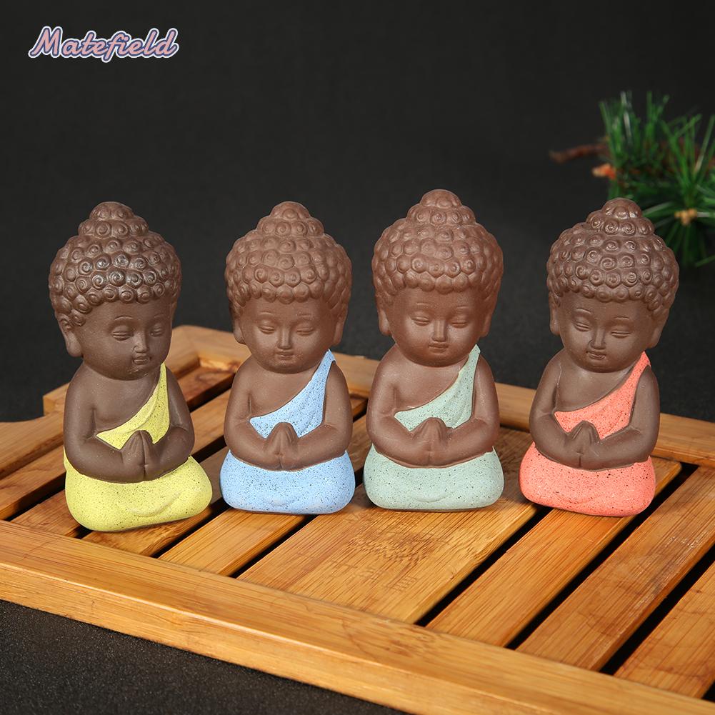 Mô Hình Tượng Phật Nhỏ Bằng Gốm Trang Trí Nhà Cửa
