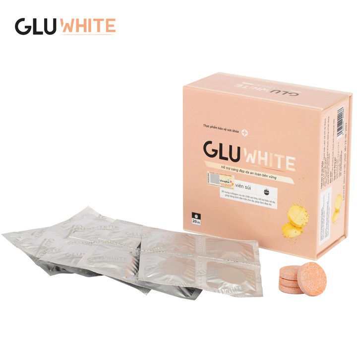 Viên Sủi GLUWHITE Trắng Da Chống Lão Hóa [MẪU MỚI] [MẪU MỚI]