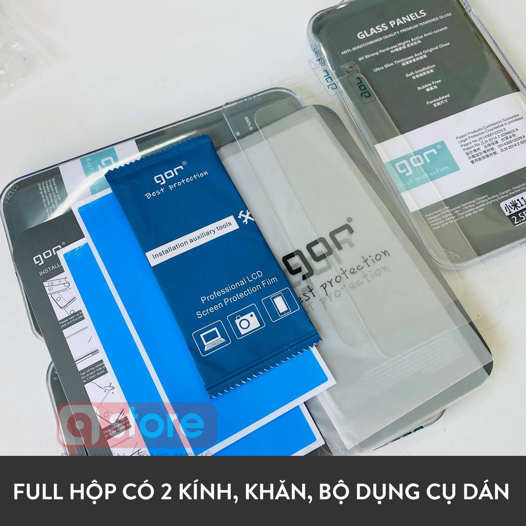 Dán Cường Lực Redmi Note 10 / Note 10 Pro 7 / Note 7 Pro / Redmi Note 8 / Note 8 Pro Cường lực Gor Chính Hãng