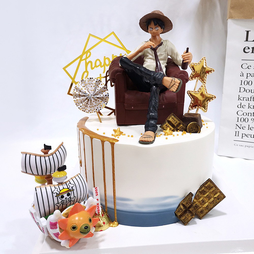 EPOCH Mô Hình Nhân Vật Luffy Bằng Nhựa Pvc 13cm