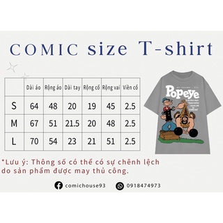 Áo thun popeye quả tạ 93%