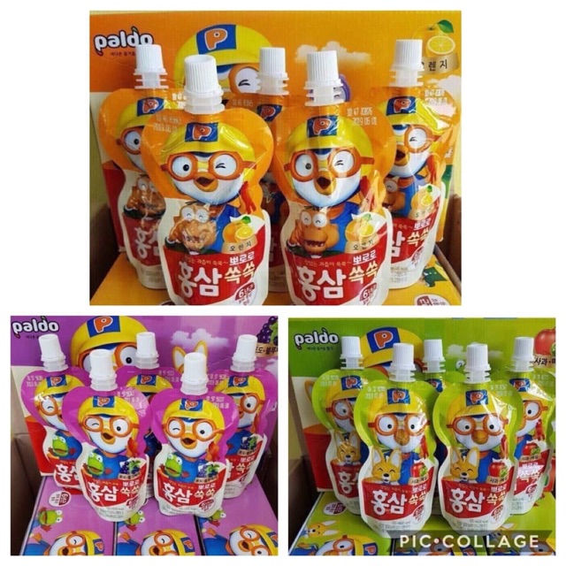 Nước trái cây trẻ em Paldo Pororo HQ