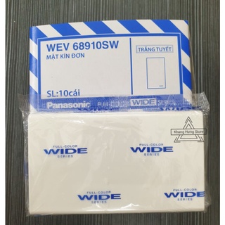 [ PANA ] Mặt trơn, che kín , mặt bít Panasonic Wide WEV68910SW (1 Mặt)
