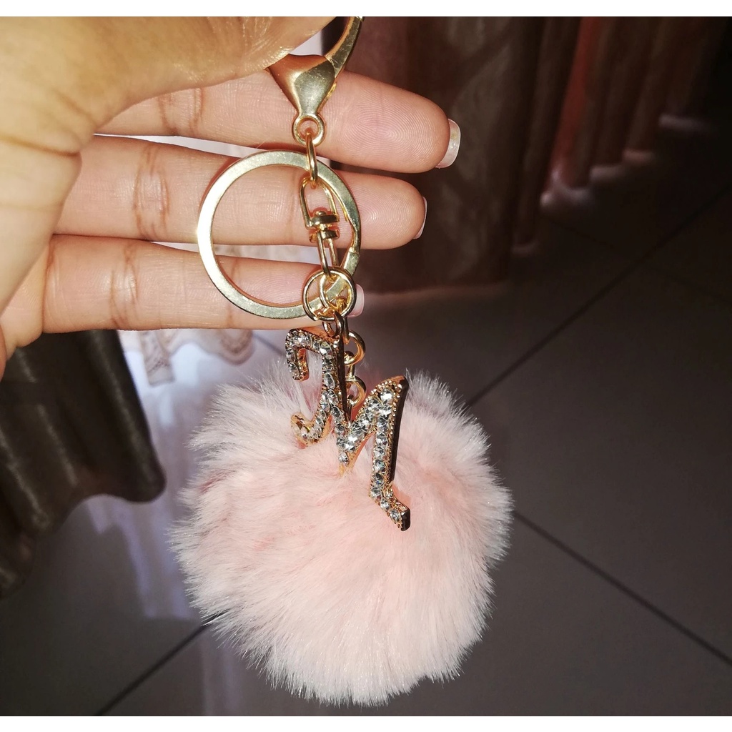 Móc Khóa Nhồi Bông Đính Đá Họa Tiết Hoạt Hình Dễ Thương