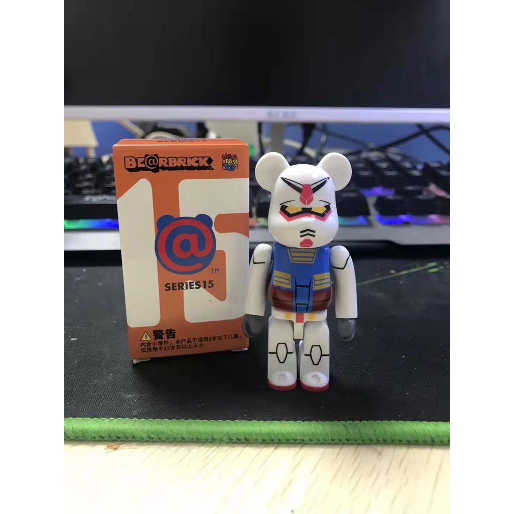 Mô Hình Nhân Vật Bearbrick × GUNDAM 100% 400% 1000% Bằng Nhựa Pvc