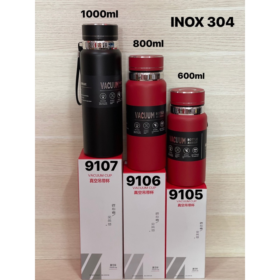 Bình Giữ Nhiệt Cao Cấp VACUUM CUP 600ml - 800ml - 1000ml