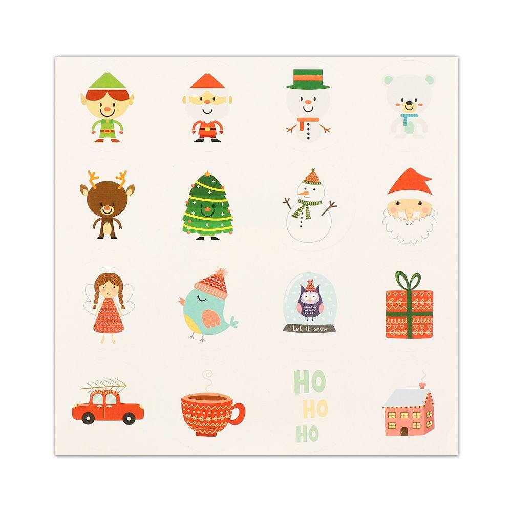 Set 160 Miếng Dán Trang Trí Giáng Sinh