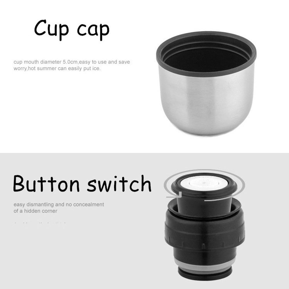 YIYU Bình Nước Giữ Nhiệt Bằng Thép Không Gỉ Chống Tràn Họa Tiết Sao Trời Độc Đáo