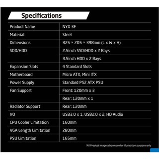 CASE XIGMATEK NYX 3F EN43057