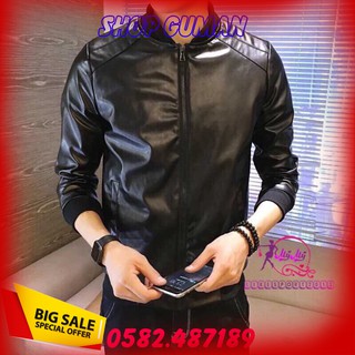 [Giá Sale] ÁO KHOÁC DA NAM Cao Câp - M105 (Guman Shop)