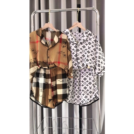 PYJAMA MANGO ĐÙI DƠI, set mango mặc nhà, set đùi mặc nhà