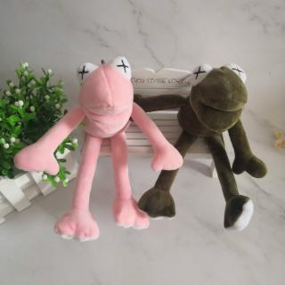 Móc Khóa Thú Nhồi Bông Hình Nhân Vật Sesame Street/Ếch/Chim Hạc Kiểu Hàn Quốc