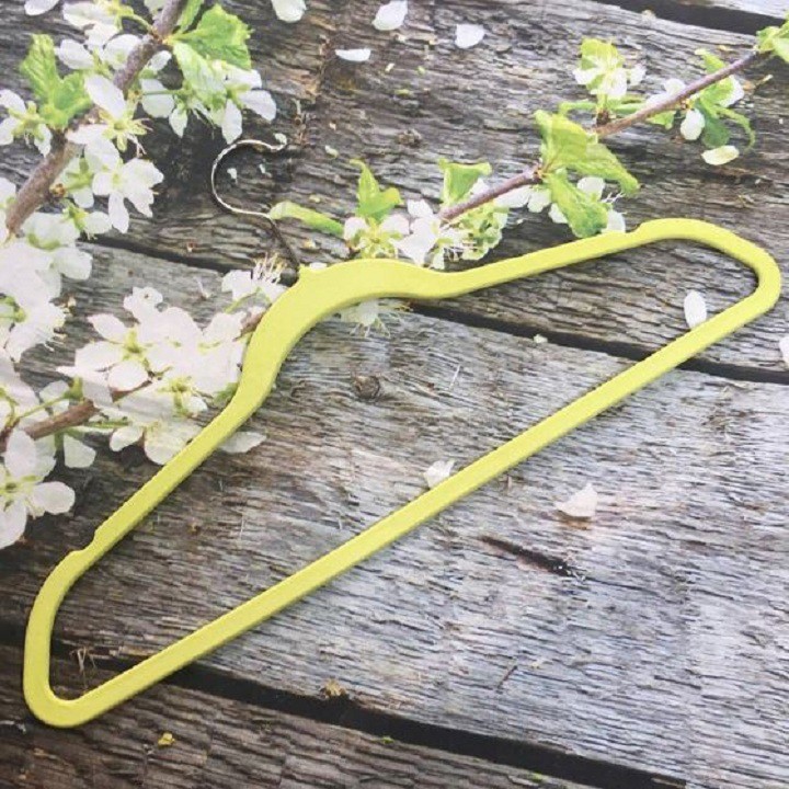 VERY HOT Set 5 Móc Treo Quần Áo bằng sắt bọc nhung bên ngoài