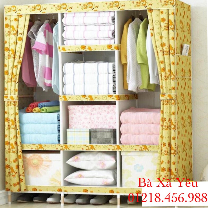 Tủ vải khung gỗ cao cấp - BX2470