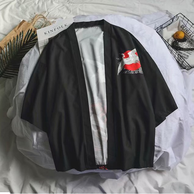 Áo Haori Hạc Tiên, Hàng Unisex - Mã SK22 | BigBuy360 - bigbuy360.vn