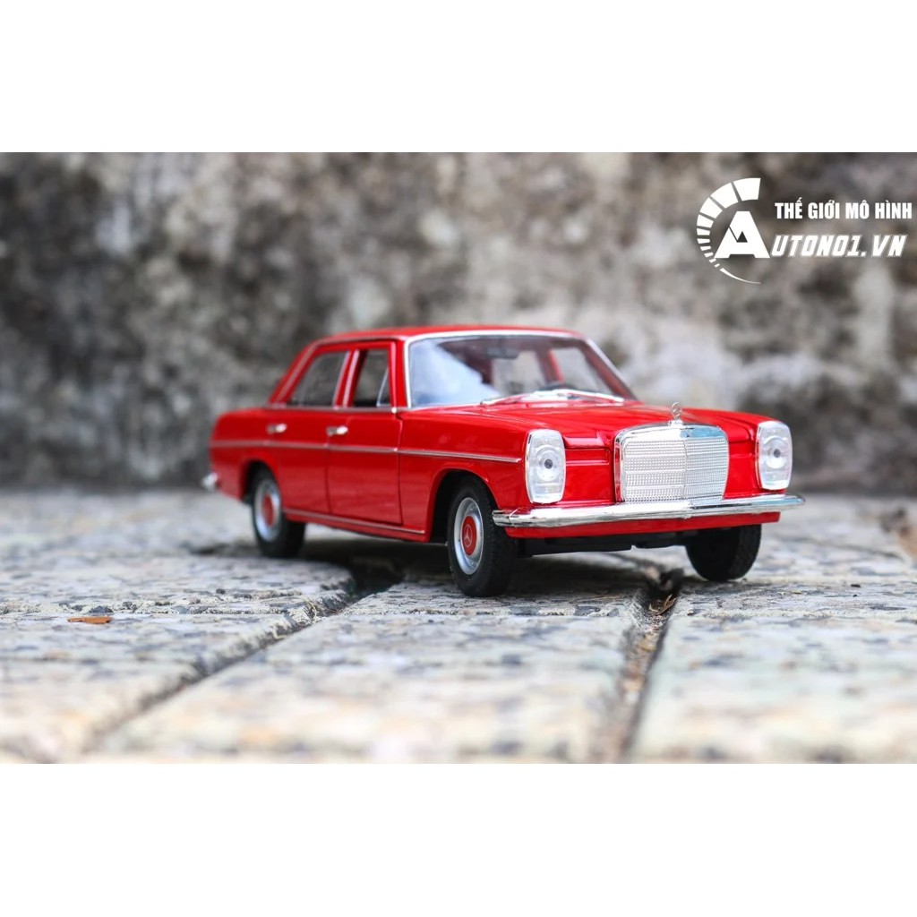 MÔ HÌNH XE MERCEDES-BENZ 220 RED 1:24 WELLY 6646