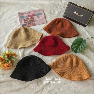 Mũ ajuma nữ bằng sợi thô