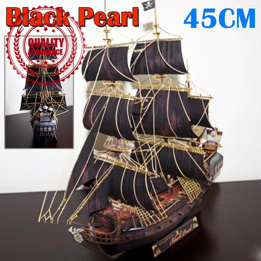 Mô Hình Thuyền Buồm 45CM DIY Bằng Gỗ Tỉ Lệ 1:200 C9A9