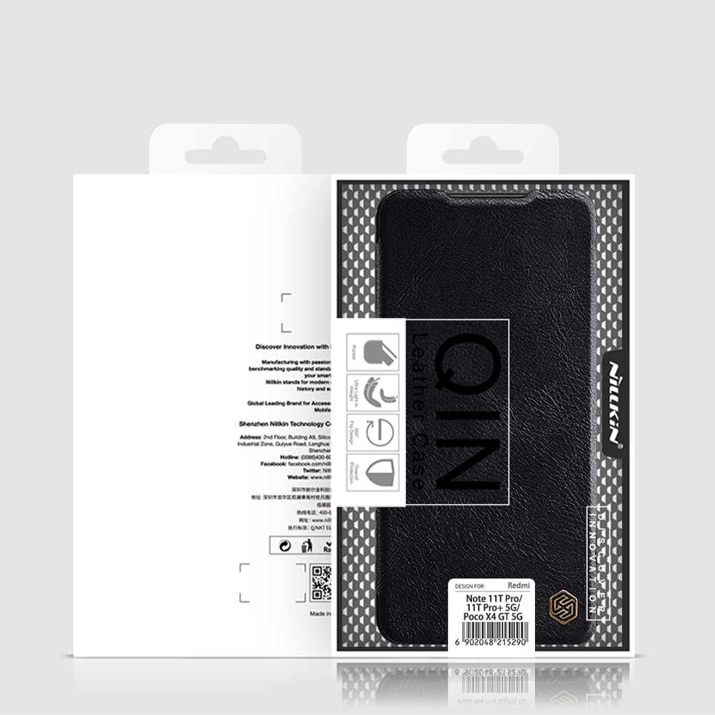 Bao Da Điện Thoại Nillkin Nắp Lật Chống Sốc Kèm Ngăn Đựng Thẻ Cho Xiaomi Poco X4 GT 5G Giá Đỡ