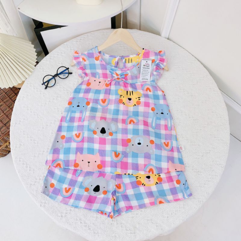 Bộ lanh lụa loại đẹp Bb angel cho bé từ 9-20kg BẢNG MÀU 2 MẪU 2022