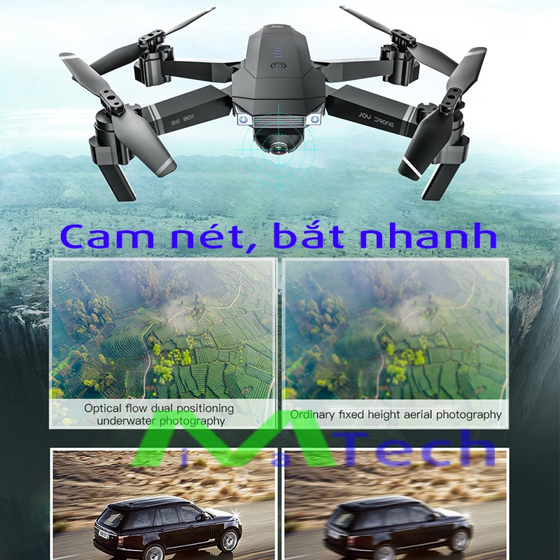 Flycam 4K Drone Camera kép SG901 và SG900 bay 22 phút Máy bay điều khiển từ xa gấp gọn tặng túi đựng chuyên dụng | WebRaoVat - webraovat.net.vn