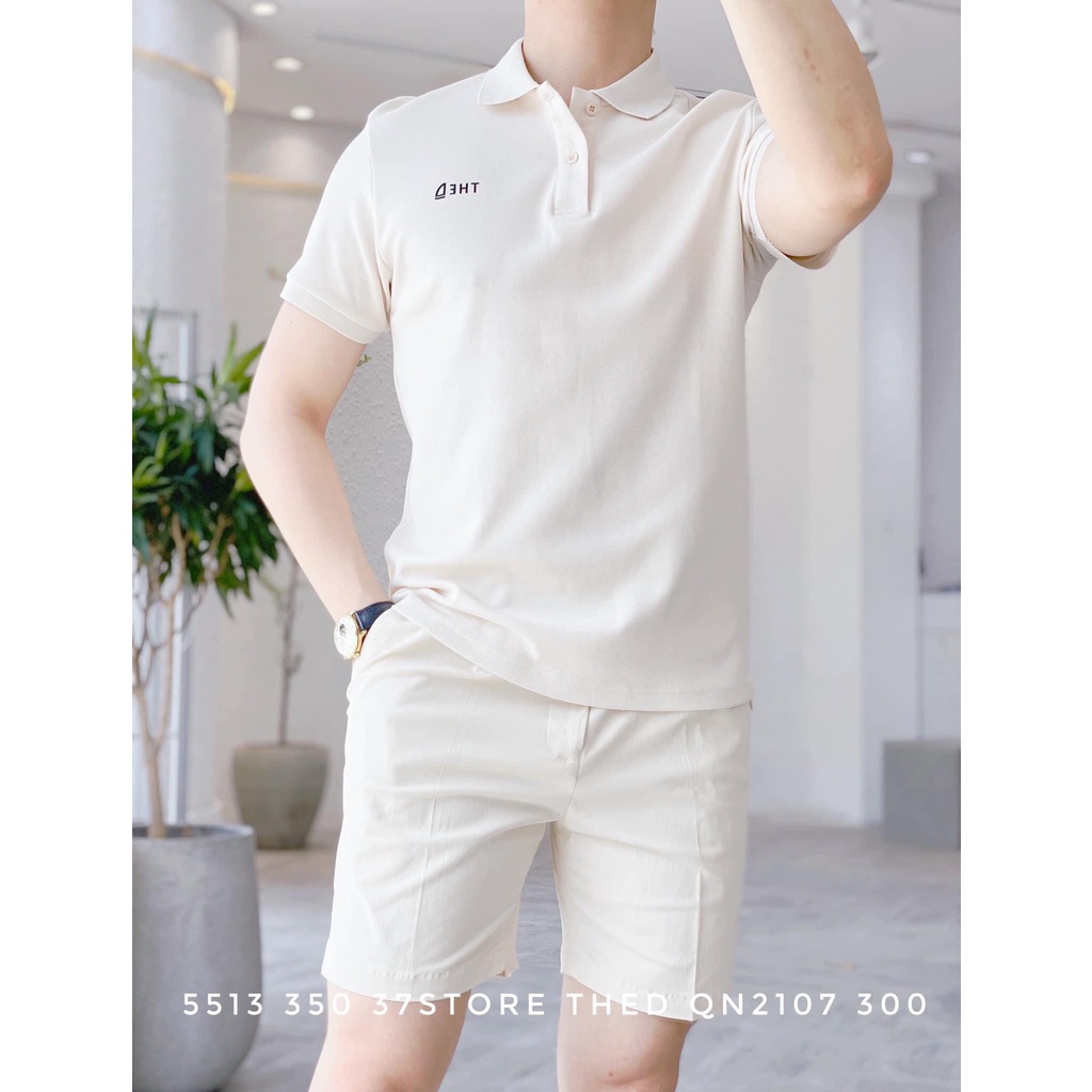 Áo Polo Nam Cotton The D Trơn Màu Dáng Regular Fit, Chất Liệu Cotton Mềm Mịn, Thoáng Mát, Thấm Hút Tốt AP 5512