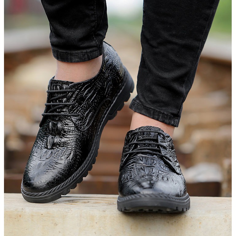 [XẢ KHO ĐỒNG GIÁ 299K] GIÀY NAM DA BÒ THẬT ISHOESVN GIÁ 299K-Ab1 | BigBuy360 - bigbuy360.vn