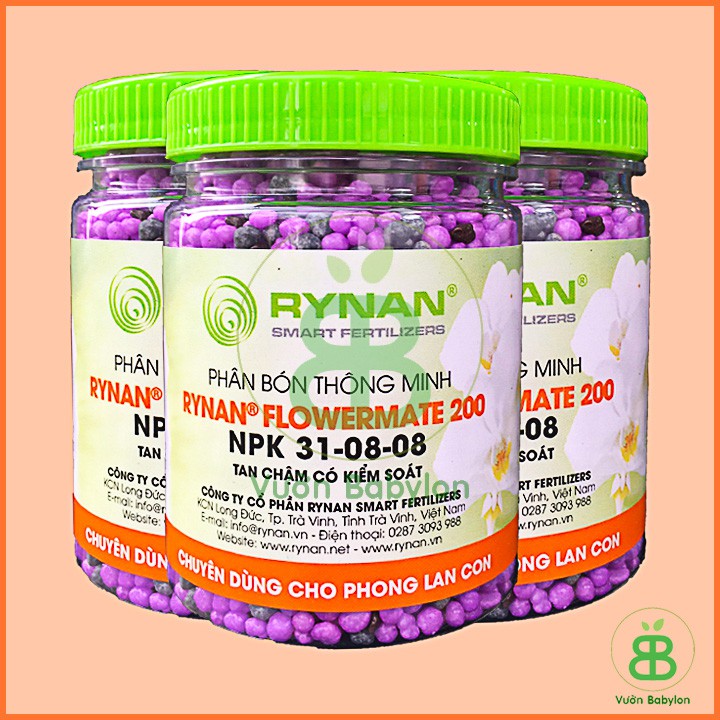 Phân bón RYNAN Thông minh tan chậm có kiểm soát NPK 31-08-08