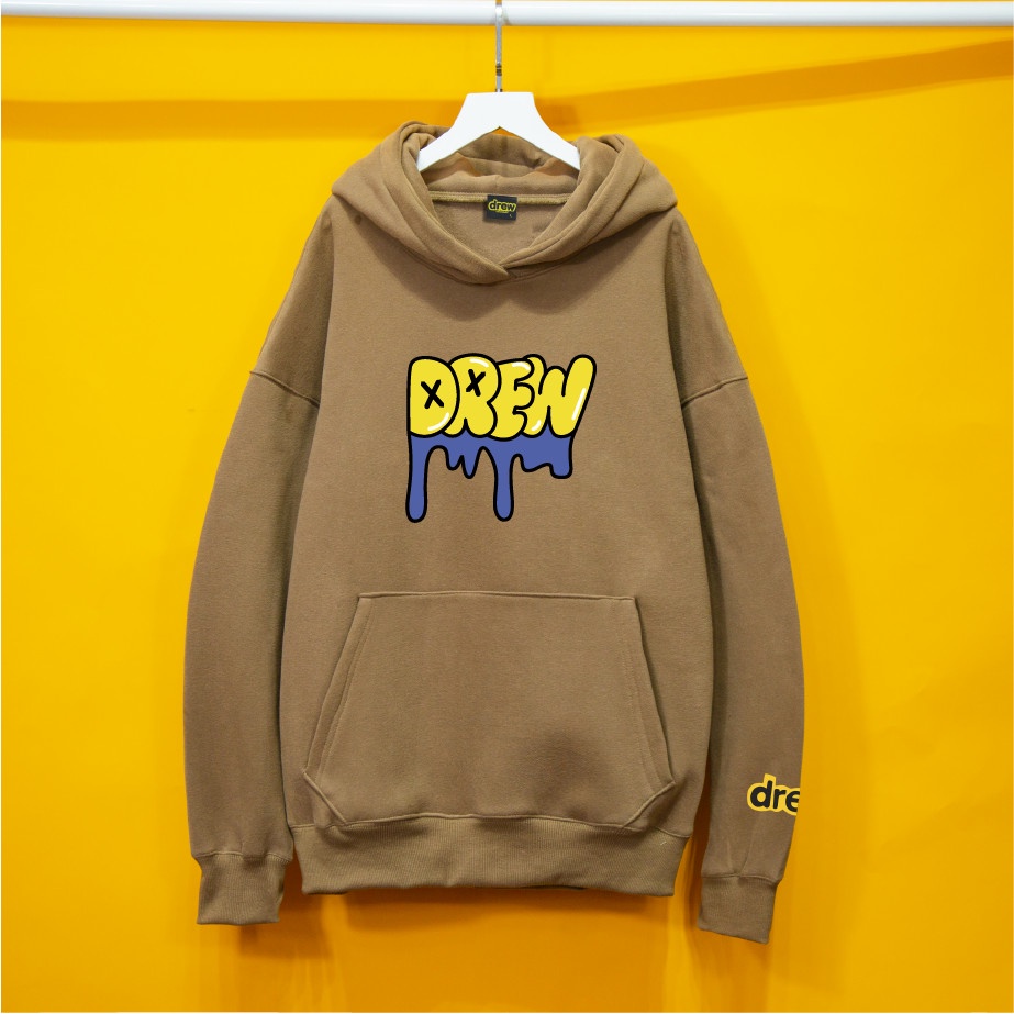 Áo nỉ Hoodie Drew CHỮ CHẢY Hogoto shop , Áo hoodie nam nữ nỉ bông cotton