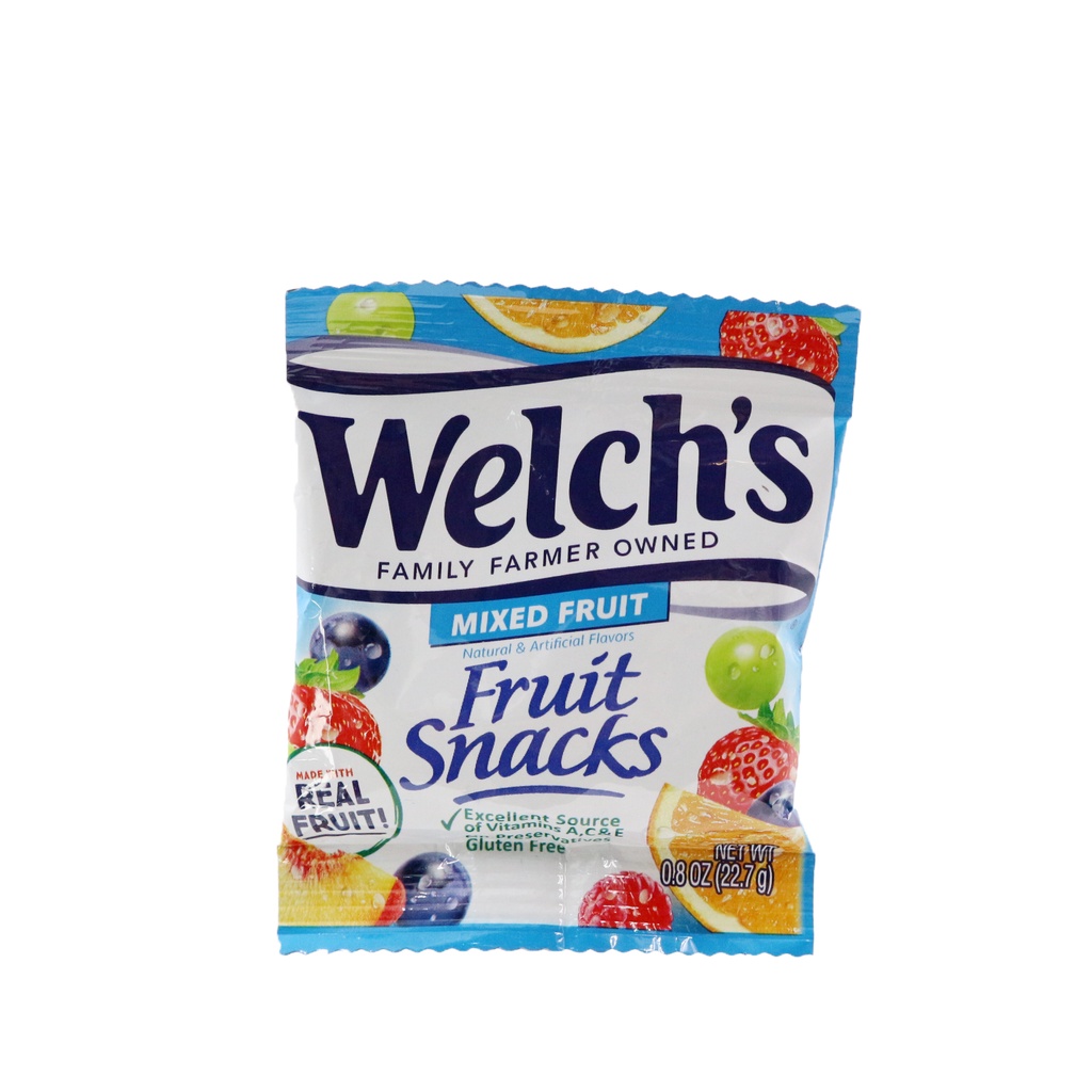 KẸO DẺO TRÁI CÂY WELCH'S FRUIT SNACKS MỸ COMBO 10 GÓI