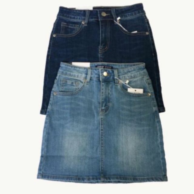 Chân Váy jean trơn cơ bản - 08eagles | BigBuy360 - bigbuy360.vn