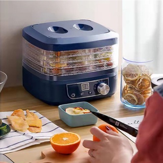 Máy Sấy Khô Hoa Quả, Thực Phẩm, Thịt 5 Lớp Có Hẹn Giờ-Kiểu Dáng Sang Trọng, Hiện Đại