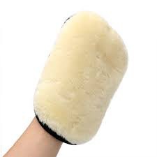 Bao Tay Rửa Xe Hay Lau Bóng Sơn Lông Cừu 1 Mặt.
