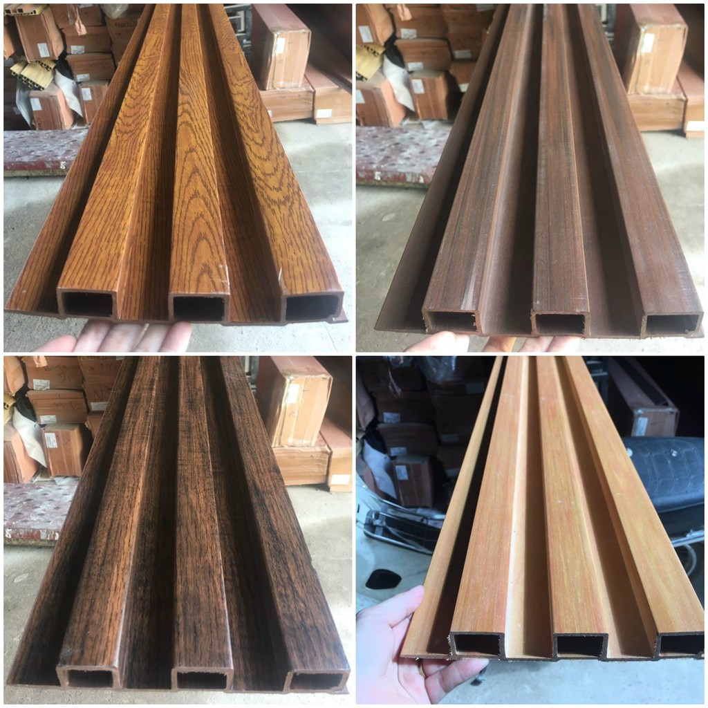 Tấm gỗ nhựa lam 3 sóng cao  giá rẻ nhất Đà Nẵng, ứng dụng ốp trần tường