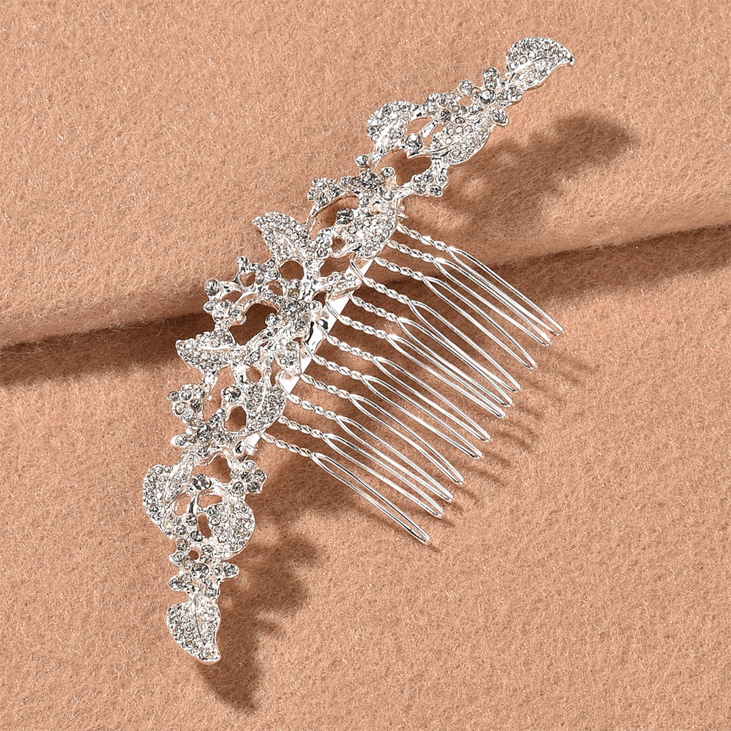 Seven Miss Lược Cài Tóc Hình Hoa Lá Dành Cho Cô Dâu