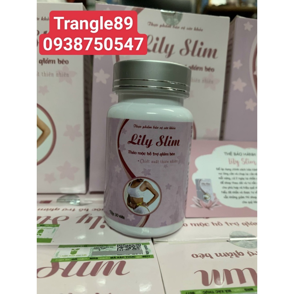 Giảm cân Lily Slim - thảo mộc hỗ trợ giảm cân từ 4-8kg an toàn, không tác dụng phụ