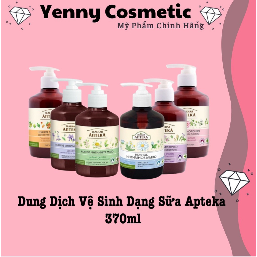 Dung Dịch Vệ Sinh Dạng Sữa Apteka 370ml