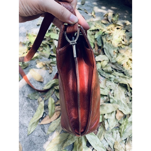 SALE- túi si da mộc đeo chéo đeo vai