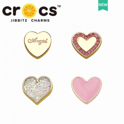 Phụ Kiện Khóa Giày crocs Hình Hoa Bằng Kim Loại Sáng Tạo DIY charms