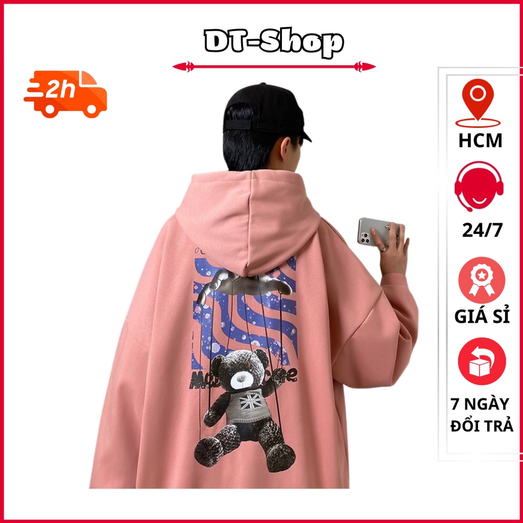 Áo hoodie nam nữ nỉ ngoại ulzzang unisex cặp đôi hàn quốc dày mịn chống nắng hình in cá tính FACLY'S